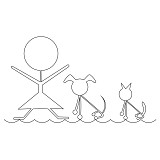 stick family border 007